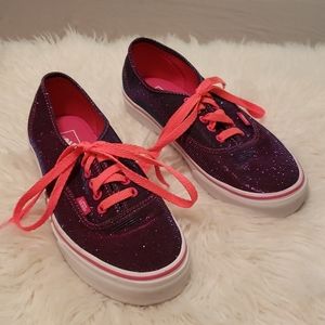 Vans pink&blue metallic sneakers (9)